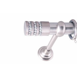 ΚΟΥΡΤΙΝΟΞΥΛΟ BETTA STRASS FRANS Φ35 ΝΙΚΕΛ ΜΑΤ ΜΕ ΝΙΚΕΛ ΜΑΤ