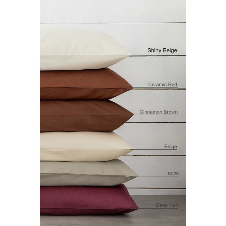 Σεντόνι Ημίδιπλο Unicolors - Shiny Beige