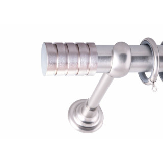 ΚΟΥΡΤΙΝΟΞΥΛΟ BAR FRANS Φ35 ΝΙΚΕΛ ΜΑΤ ΜΕ ΝΙΚΕΛ ΜΑΤ ΕΞΑΡΤΗΜΑΤΑ