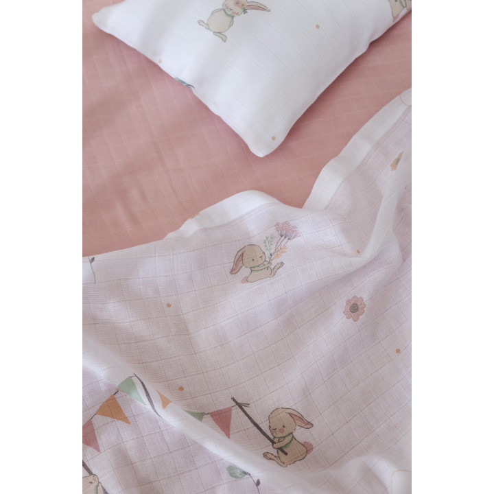 Σετ Σεντόνια Κούνιας - Bunny Love