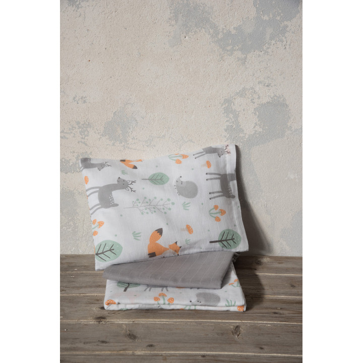 Σετ Σεντόνια Κούνιας - Woody