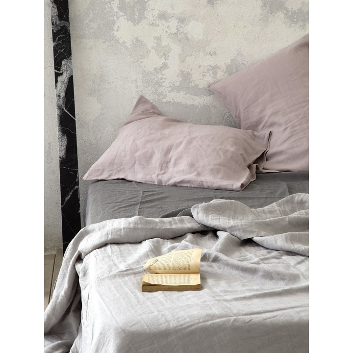 Σεντόνι Μονό Linen - Dark Gray