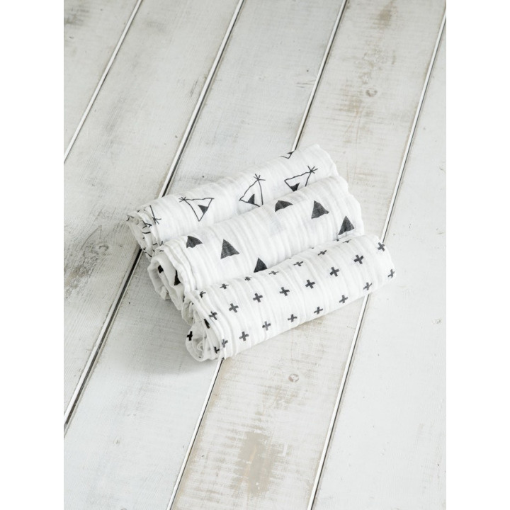 Σετ Υφασμάτινες Πάνες Αγκαλιάς (3 x 120x120) - Toots