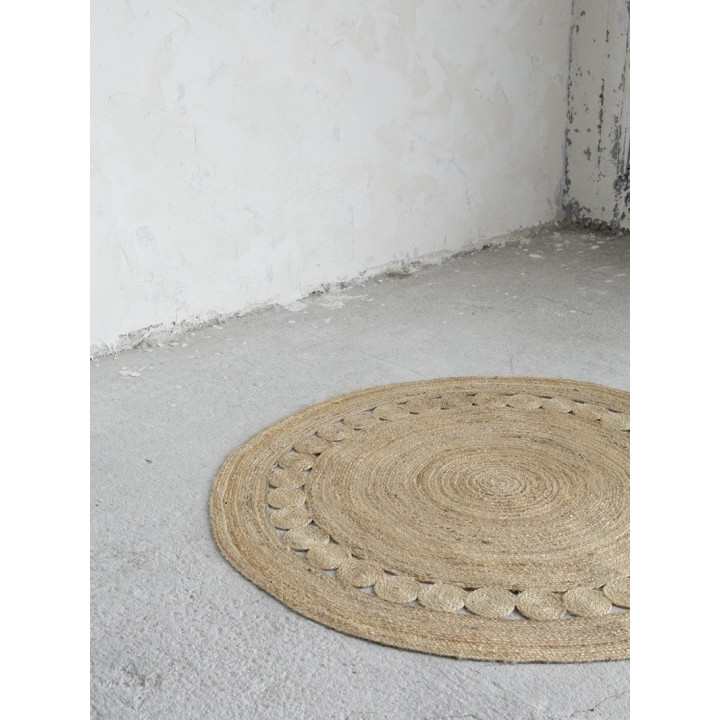 Στρογγυλό Χαλί R150 - Makrame Natural