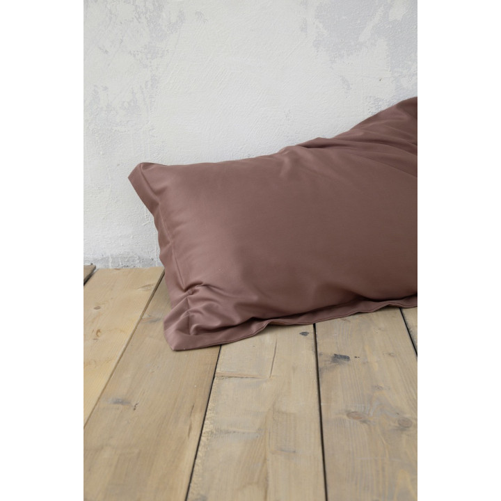 Σεντόνι Μονό Superior Satin - Coffee Brown