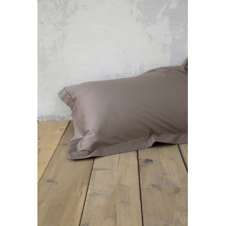 Σεντόνι Μονό με Λάστιχο Superior Satin - Cigar Brown