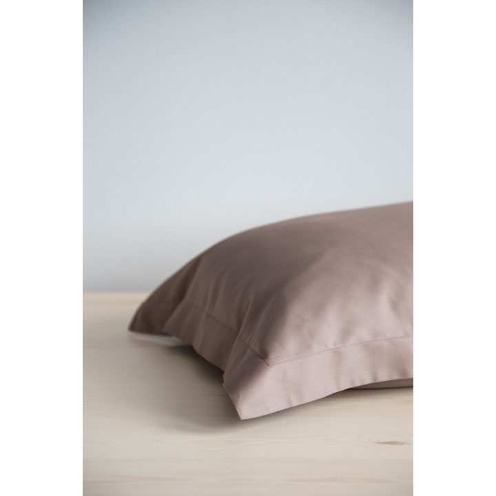 Σεντόνι Μονό με Λάστιχο Superior Satin - Cigar Brown