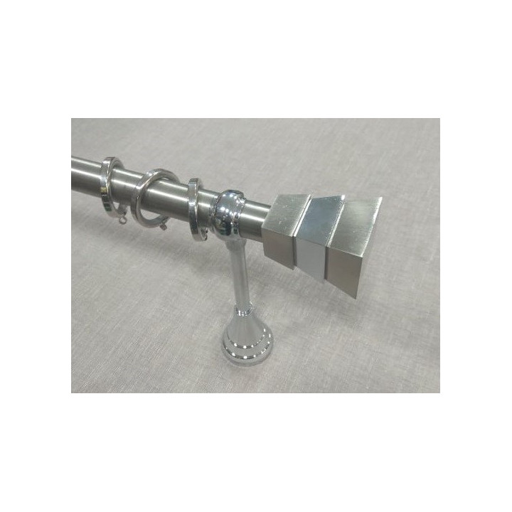 ΚΟΥΡΤΙΝΟΞΥΛΟ PYRAMIS NIKEL MAT ΧΡΩΜΙΟ Φ25 ΝΙΚΕΛ ΜΑΤ ΜΕ ΧΡΩΜΙΟ