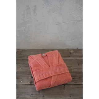 Μπουρνούζι με κουκούλα Zen - Coral