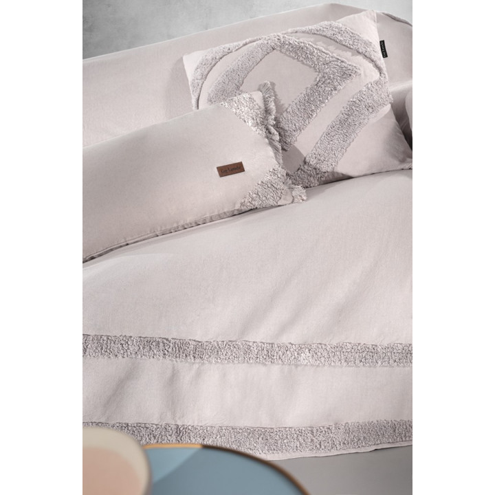 βαμβακερό Ριχτάρι 3θέσιου Hidi 180x300cm Pudra Guy Laroche