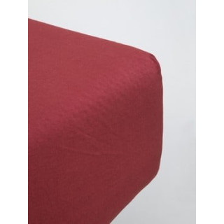 Σεντόνι Υπέρδιπλο jersey με Λάστιχο Naem - Dark Terracotta