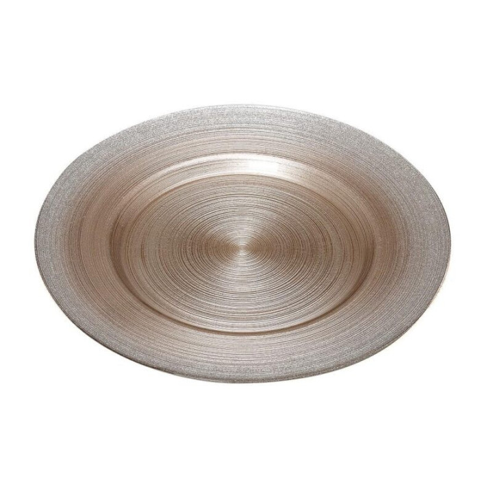 CIRCLE ΠΙΑΤΕΛΑ ΣΤΡΟΓΓ. "GLITTER" ΡΟΖ 32ΕΚ