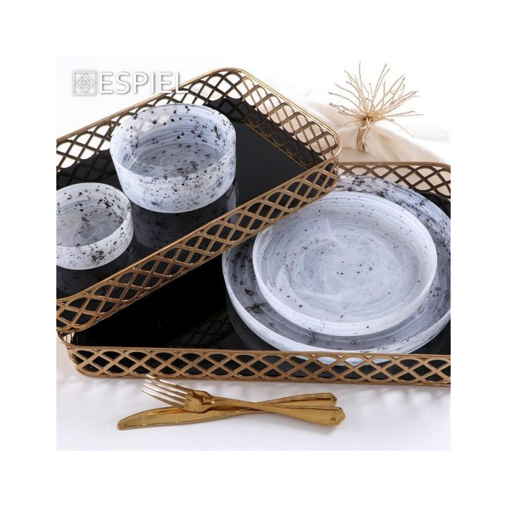 ATLAS ΜΠΩΛ "ALABASTER" ΛΕΥΚΟ-ΓΚΡΙ 20,5Χ10,5ΕΚ