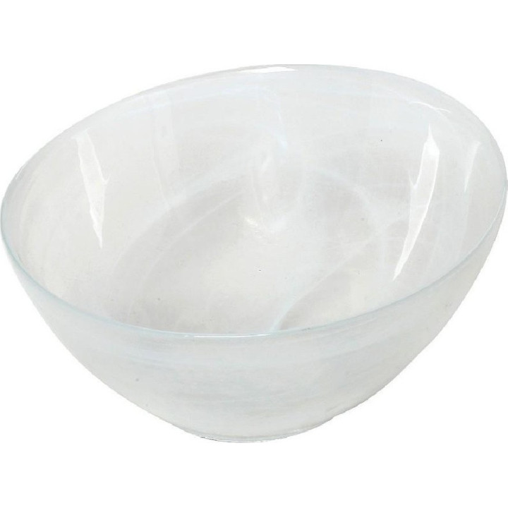 ATLAS ΜΠΩΛ "ALABASTER" ΛΕΥΚΟ 20,5Χ10,5ΕΚ