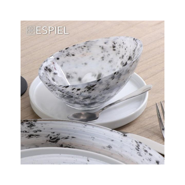 ATLAS ΜΠΩΛ "ALABASTER" ΛΕΥΚΟ-ΓΚΡΙ 14,5Χ8,5ΕΚ