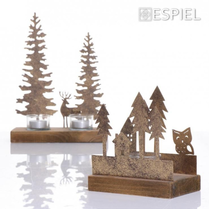 ΕΛΑΤΑΚΙΑ ΜΕ ΞΥΛ. ΒΑΣΗ ΓΙΑ 2 ΡΕΣΩ ΧΡΥΣΟ 27,5ΕΚ