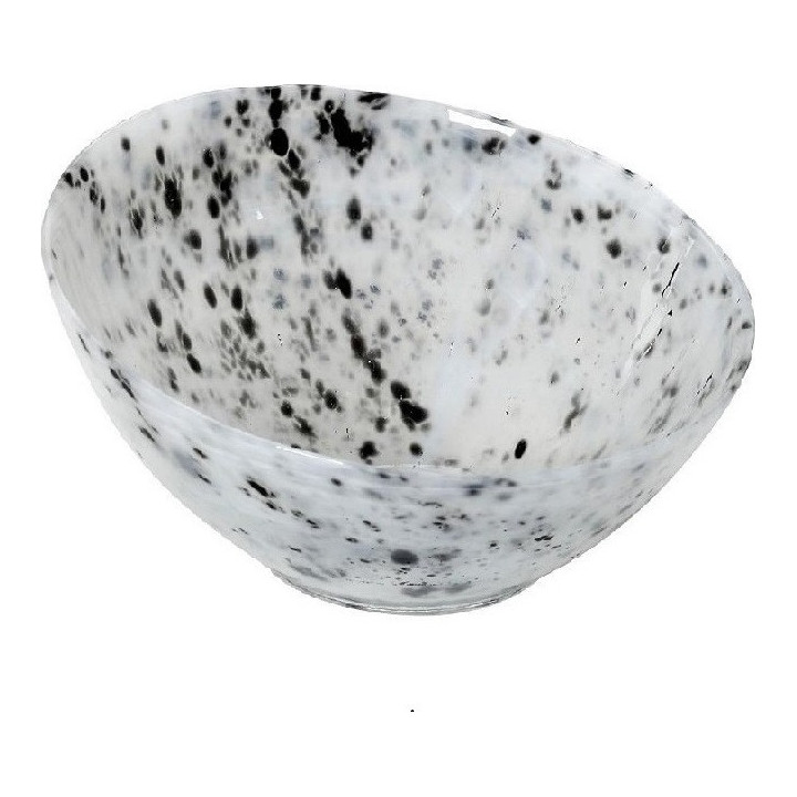 ATLAS ΜΠΩΛ "ALABASTER" ΛΕΥΚΟ-ΓΚΡΙ 20,5Χ10,5ΕΚ