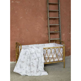 Nima Κουβέρτα βελουτέ SLOPPY 4 εποχών Λίκνου 80x110