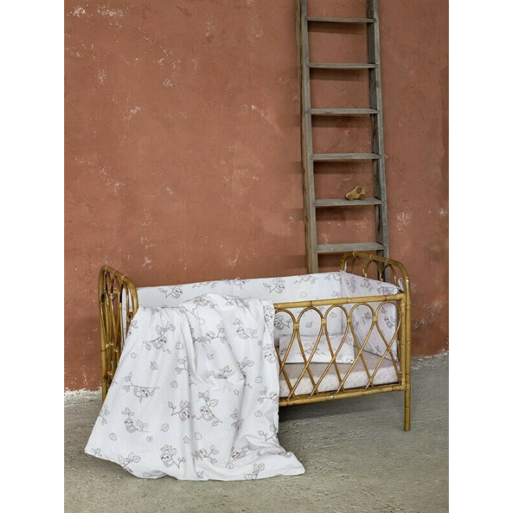 Nima Κουβέρτα βελουτέ SLOPPY 4 εποχών Λίκνου 80x110