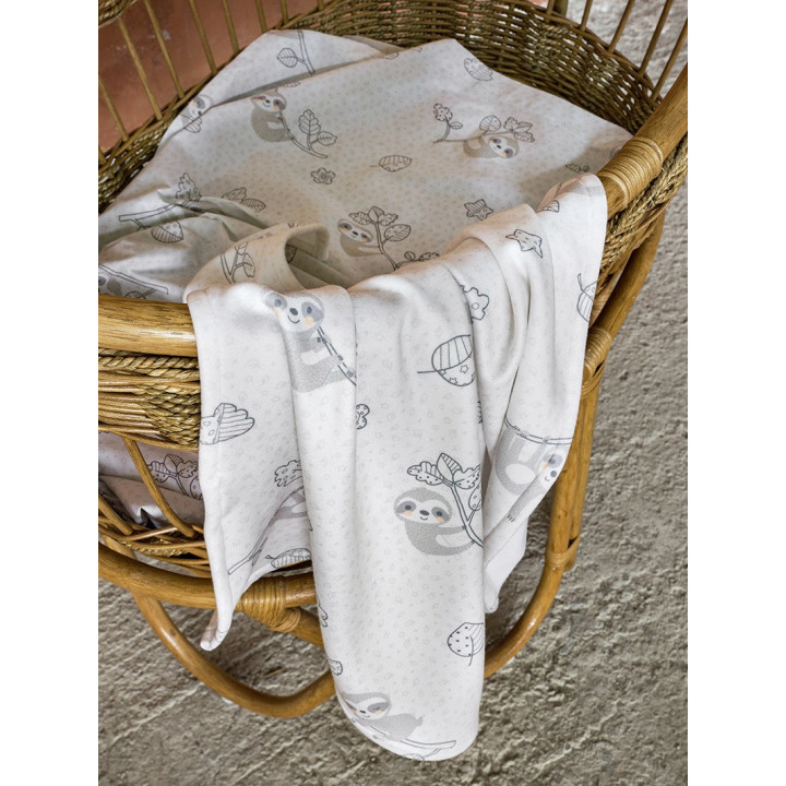 Nima Κουβέρτα βελουτέ SLOPPY 4 εποχών Λίκνου 80x110