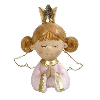 ΑΓΓΕΛΑΚΙ ΦΩΤΙΖΟΜΕΝΟ ΡΟΖ ΜΕ ΧΡΥΣΟ ΣΤΕΜΜΑ 19ΕΚ MT2601K2 ESPIEL