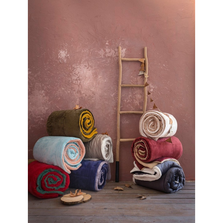 Πάπλωμα Μονό 160x220 Nuan Brown / Mustard Beige Nima