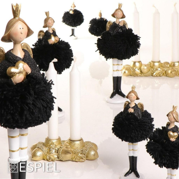 ΚΗΡΟΠΗΓΙΟ 3 ΘΕΣΕΩΝ ΧΡΥΣΟ ΜΕ ΒΕΛΑΝΙΔΙΑ 24ΕΚ MT2622K2 ESPIEL