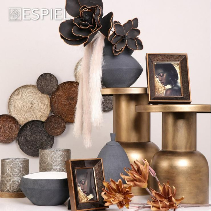 ΤΡΑΠΕΖΑΚΙ ΜΕΤΑΛ. ΣΤΡΟΓΓ. ΜΠΡΟΝΖΕ 40ΕΚ AFT207