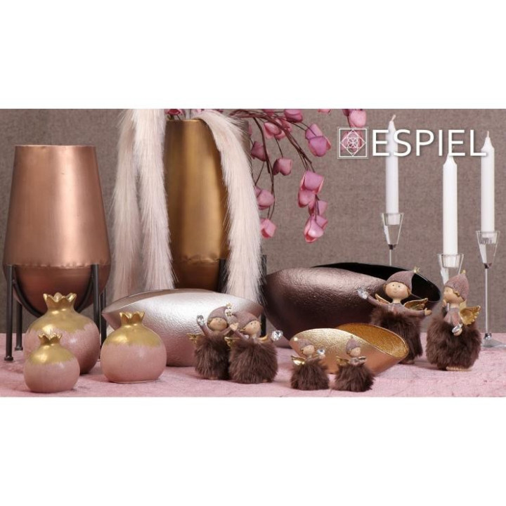 ΒΑΖΟ ΜΕΤΑΛ. ΜΕ STAND ΜΠΡΟΝΖΕ 35ΕΚ - ESPIEL