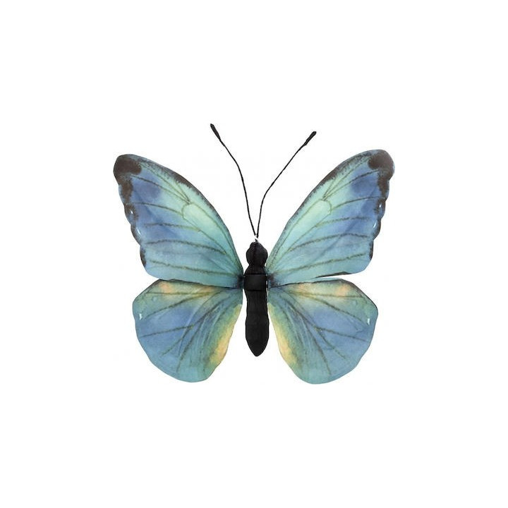 Διακοσμητική Πεταλούδα Τοίχου από Χαρτί Πράσινη 70x7x80cm -
