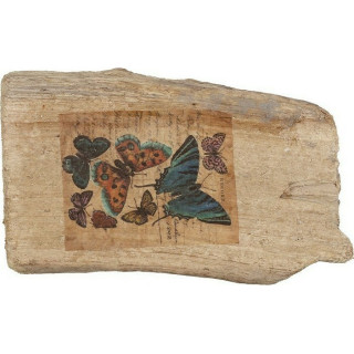 Διακοσμητικό Ξύλο "Πεταλούδες" Natural 16x10x4,5 - ESPIEL