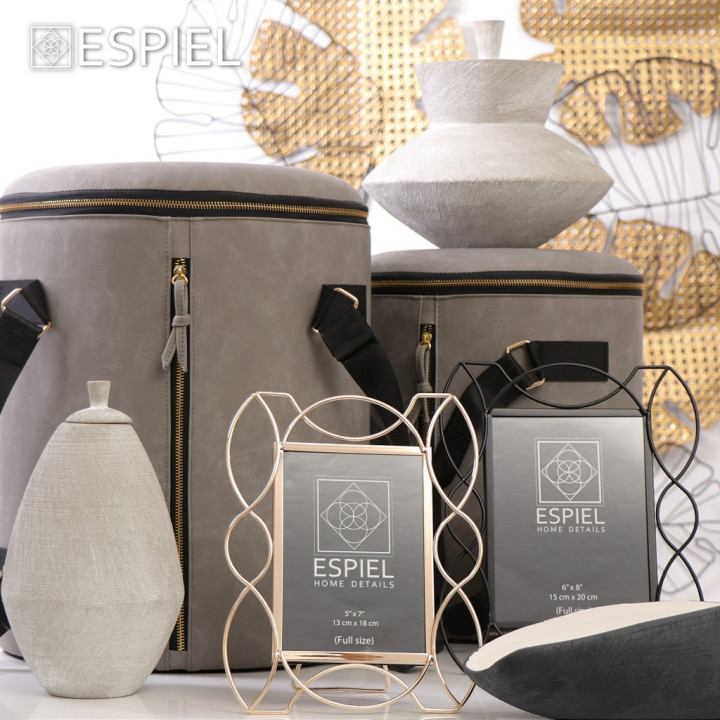 ΚΟΡΝΙΖΑ ΜΕΤΑΛΛΙΚΗ ΧΡΥΣΗ 10x15 - ESPIEL