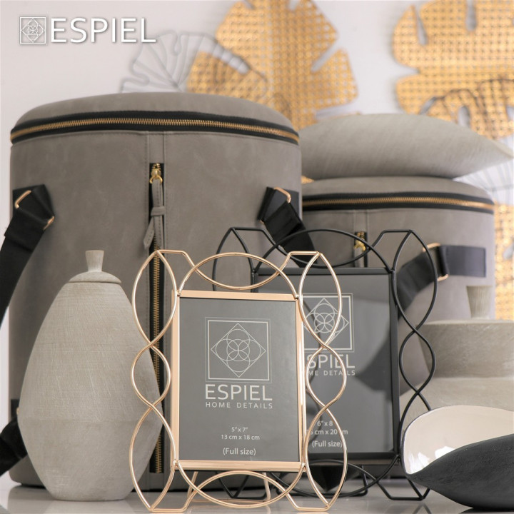 ΚΟΡΝΙΖΑ ΜΕΤΑΛΛΙΚΗ ΧΡΥΣΗ 10x15 - ESPIEL