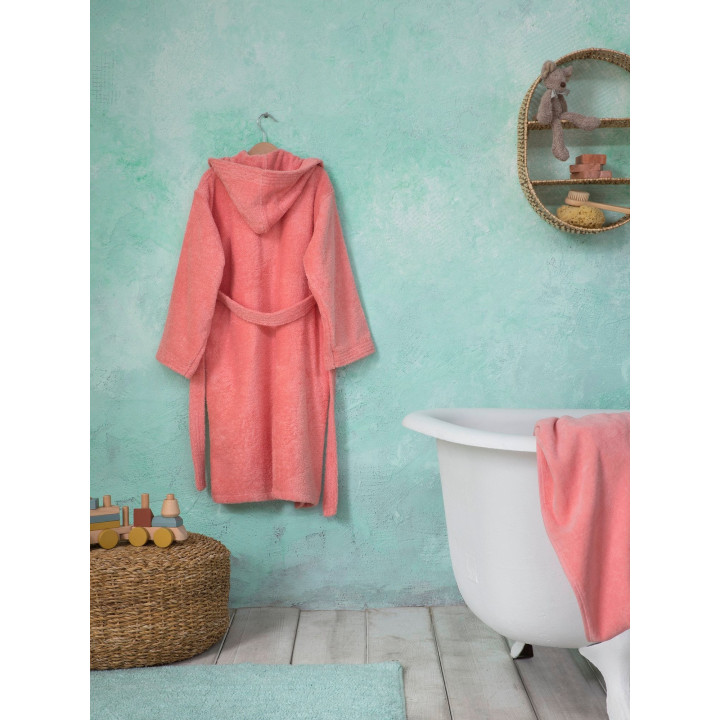 Μπουρνούζι Wizard -strawsberry pink No14 ετών