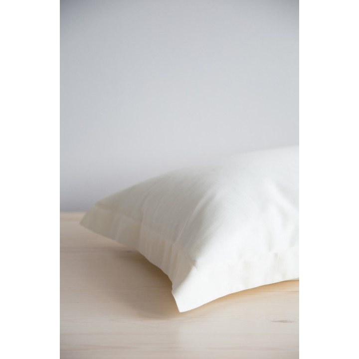 Σεντόνι Υπέρδιπλο με Λάστιχο Superior Satin - Ivory