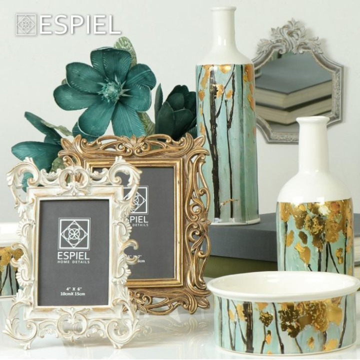 ΚΟΡΝΙΖΑ ΠΟΛΥΡΕΖΙΝΗΣ ΛΕΥΚΗ ΠΑΤΙΝΑ 10x15 - ESPIEL