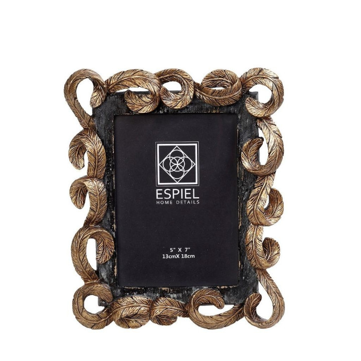 ΚΟΡΝΙΖΑ ΠΟΛΥΡΕΖΙΝΗΣ ΜΑΥΡΗ-ΧΡΥΣΗ 10x15 - ESPIEL