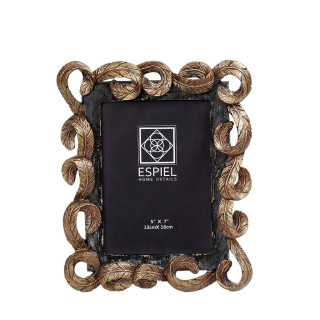 ΚΟΡΝΙΖΑ ΠΟΛΥΡΕΖΙΝΗΣ ΜΑΥΡΗ-ΧΡΥΣΗ 10x15 - ESPIEL