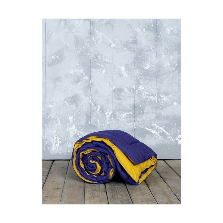 Πάπλωμα Υπέρδιπλο 220x240 Abalone - Blue / Mustard Beige