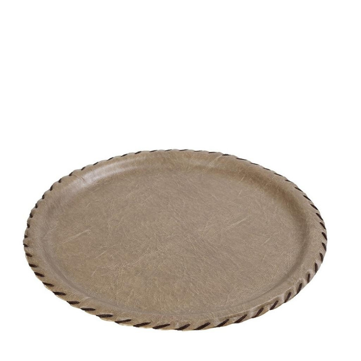 ΜΠΕΖ ΔΙΣΚΟΣ ΔΕΡΜΑΤΙΝΟΣ ΣΤΡΟΓΓΥΛΟΣ 43εκ - ESPIEL