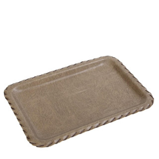 ΜΠΕΖ ΔΙΣΚΟΣ ΔΕΡΜΑΤΙΝΟΣ ΟΡΘΟΓΩΝΙΟΣ 37Χ53εκ - ESPIEL