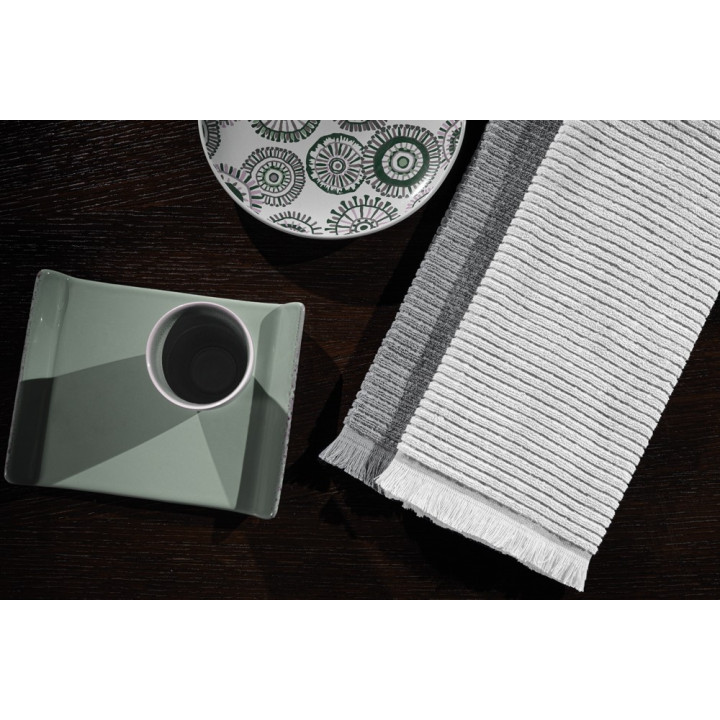 ΣΕΤ ΠΕΤΣΕΤΕΣ ΚΟΥΖΙΝΑΣ 2 ΤΕΜΑΧΙΩΝ GUY LAROCHE TISSUS SILVER