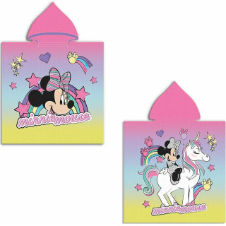 Dimcol Minnie Παιδικό Πόντσο Θαλάσσης 46 50x100εκ σε Ροζ χρώμα