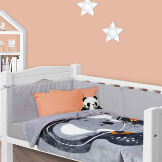 6611 Κουβέρτα Βελουτέ Κούνιας 110X140 RELAX - DAS KIDS