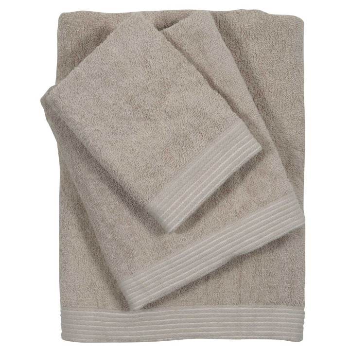 Πετσέτες Μπάνιου (Σετ 3τμχ) Das Home Best Line 0589 Μπεζ