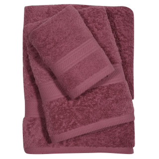Πετσέτες Μπάνιου (Σετ 3τμχ) Das Home Best Line 0599 Βιολετί