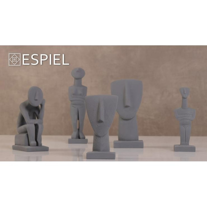 ΦΙΓΟΥΡΑ ΓΥΨΙΝΗ (ECO) ΣΚΟΥΡΟ ΓΚΡΙ 16εκ - ESPIEL