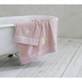 Σετ Πετσέτες Cuckoo Ροζ 2τμχ