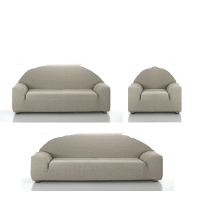 ΣΕΤ 3 ΤΕΜ. ΑΧΙΒΑΔΑ ΕΛΑΣΤΙΚΟ ΚΑΛΥΜΜΑ ΚΑΝΑΠΕ GURAN NATURAL AMMOY