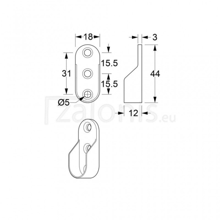 ΣΩΛΗΝΑ ΝΤΟΥΛΑΠΑΣ 1,00 Μ ΓΙΑ ΚΡΕΜΑΣΤΡΕΣ ΙΝΟΞ